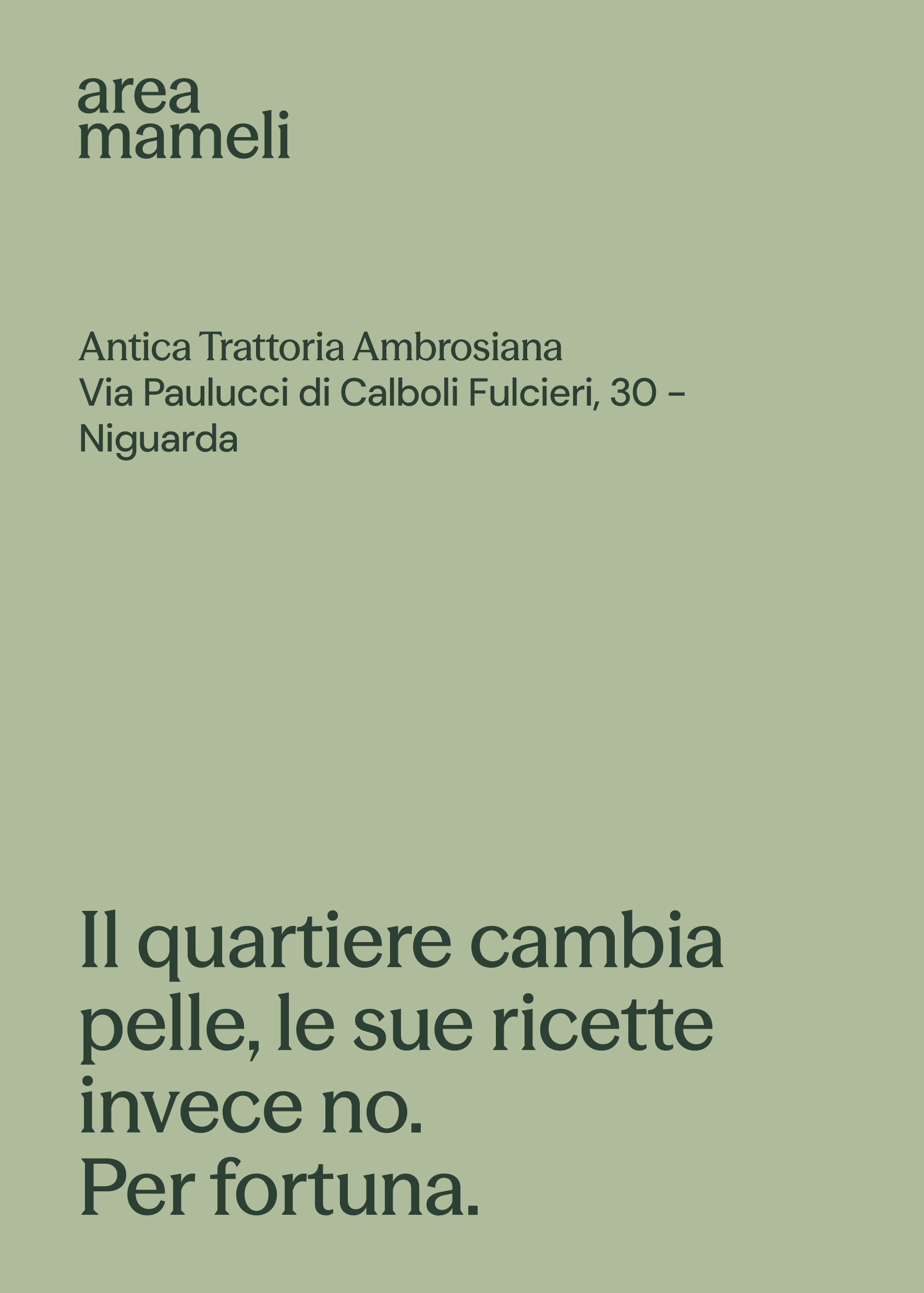 Antica Trattoria Ambrosiana